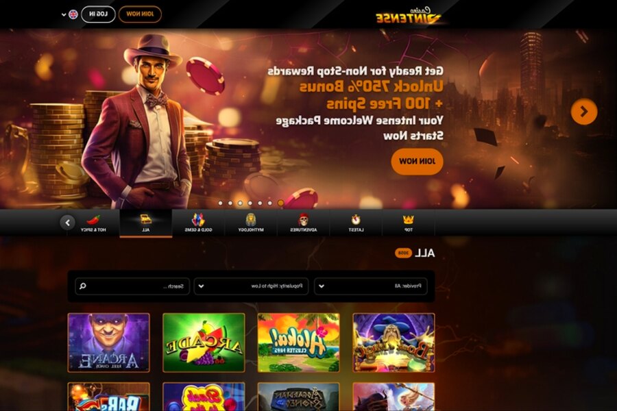 Intense Casino - Bonus sans dépôt : votre guide complet
